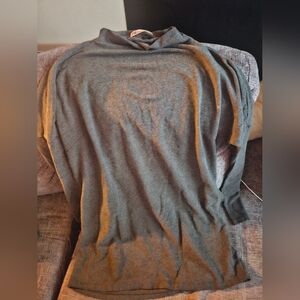 Fig Gray Long Sleeve Dress or Top with Pockets. XL.